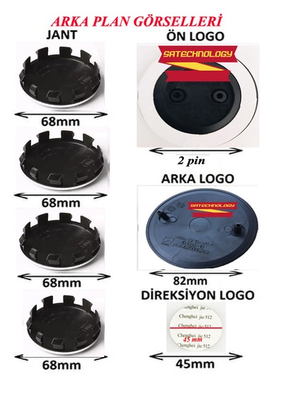 F10 Serisi Uyumlu Logo Seti 7 Parça F10 Set Mavibeyaz