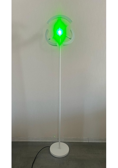 Yüceeller Rgb Modern Led Lambader Dim Edilebilir Siyah