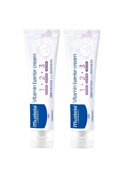 Mustela Vitamin Barrier Cream 1.2.3 Pişik Kremi 2 x 100 ML