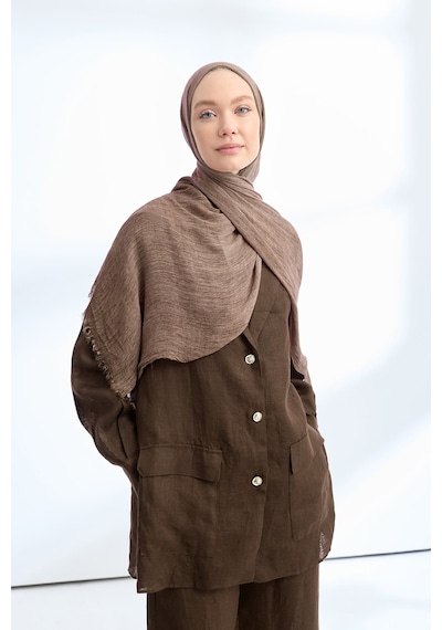 Armanda Organic Touch Ketens Viskoz Şal- 3601 Camel