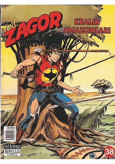 Zagor Sayı 38-Kralın Amazonları - Moreno Burattini - Lal