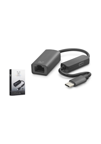 Nonap L118 Type C Usb 2.0 Ethernet Adaptör 10/100 Mbps Pd Güç Destekli Siyah