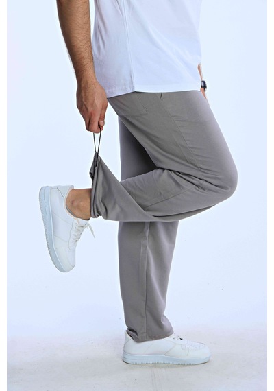 Eg38 Düz Baggy Eşofman Koyu Gri Koyu Gri