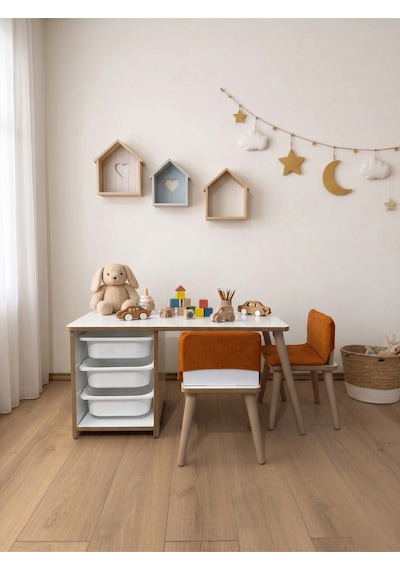 Çocuk Masa Sandalye Takımı-3 Sepetli Çalışma Ve Aktivite Masası-yaz-sil Yüzey-2 Sandalye Turuncu Kılıf Çocuk Masa Sandalye Takımı-3 Sepetli Çalışma Ve Aktivite Masası-yaz-sil Yüzey-2 Sandalye Turuncu Kılıf