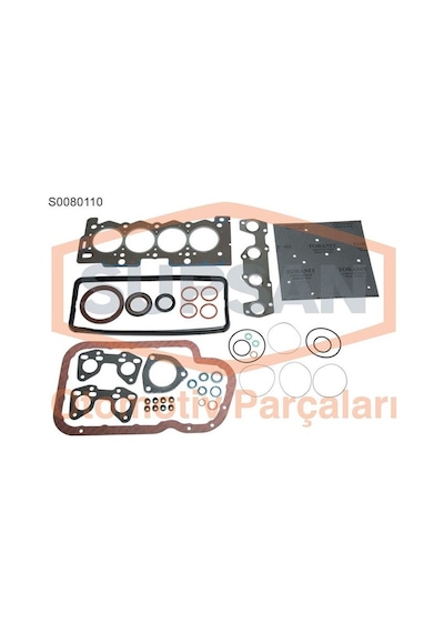SÜPSAN S0080110 SÜPSAN MOTOR TAKIM CONTA 106 206 306 1.4 8V ENG.