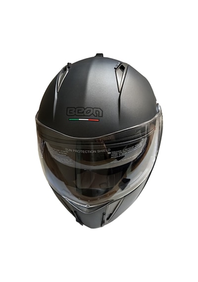Beon B700 Çene Açılır Vizörlü Kask Gri