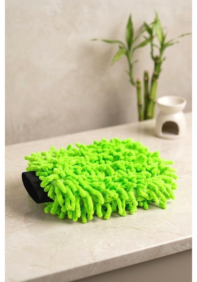 Myclean Mikrofiber Araba Yıkama Eldiveni Makarna Eldiven