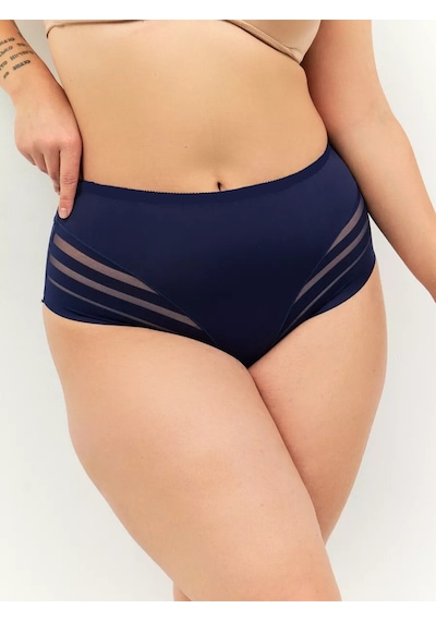 Paranto Model Tam Toparlayıcı Curve Model İz Yapmaz Relaxed Külot Lacivert Renk Lacivert