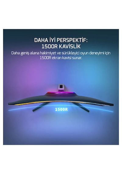 Gamepower Vivid V60 27" Curved 240hz 0.5ms Va Gaming Monitör