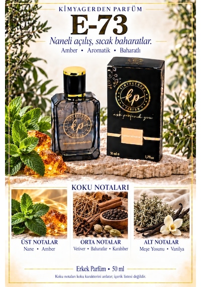 KP E-73 Erkek Parfüm EDP 50 ML