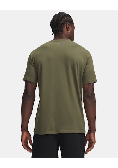 Under Armour Ua M Box Wm Label Ss Erkek T-shirt 6017350-390 Yeşil