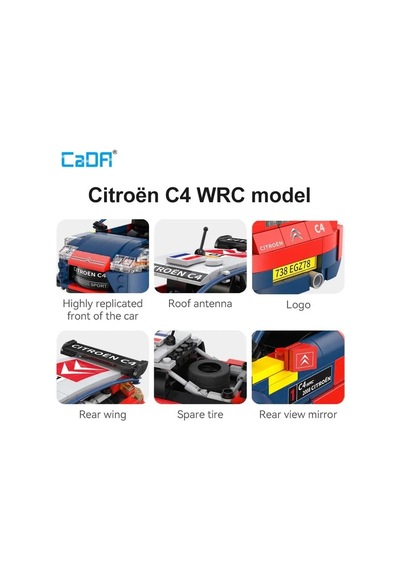 Cada 2008 Citroen C4 Wrc Blok Seti 329 Parça -c51078w Vagon Life
