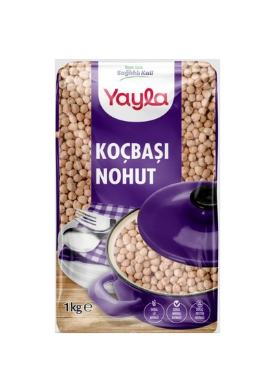 Yayla Koçbaşı Nohut İri Boy 1 Kg - 6 Adet Tarı