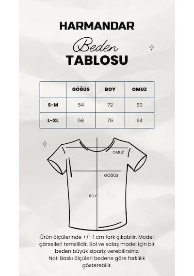 Holiday 1961 Baskılı Unisex Siyah Oversize T-shirt SIYAH