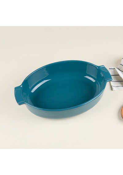 Aryıldız Elissa Oval Fırın Kabı Yeşil 31 Cm Çok Renkli