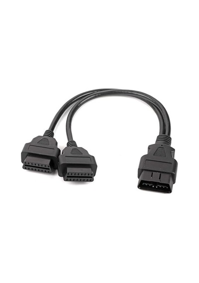 Y-kablo Obd Obd2 Uzatma Kablosu, Araba 16 Pin Obd2 Obdıı Erkek - Çift Dişi Y-splitter Adaptör Uzatma Kablosu Obd-ıı Teşhis Aracı Motor Sistemi Teşhis Araçları