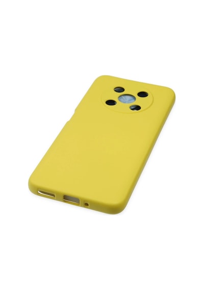 Huawei Nova Y90 Kılıf Nano İçi Kadife Silikon - 57b27 Sarı