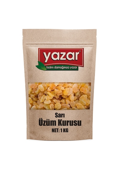 Yazar Sarı Üzüm Kurusu 1 KG