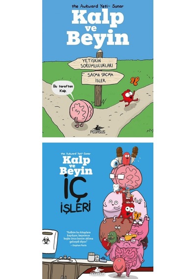 Kalp ve Beyin + Kalp ve Beyin İç İşleri Takım Set 2 Kitap