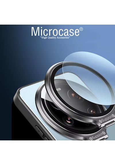 Microcase Huawei Pura 80 Pro/huawei Pura 80 Pro Plus Rome Serisi Kamera Koruma Ve Standlı Kılıf Al4968 Siyah