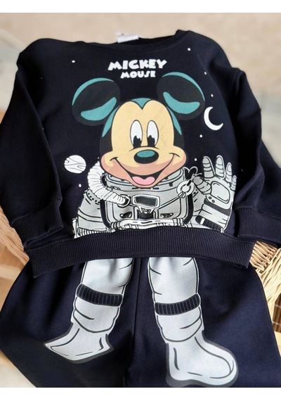 Lolliboomkids Erkek Çocuk Mickey Mouse Uzayda Temalı Astronot Mickey Baskılı Sweatshirt Eşofman Alt Üst Takım Eşofman Takımı Lacivert Lolliboomkids Erkek Çocuk Mickey Mouse Uzayda Temalı Astronot Mickey Baskılı Sweatshirt Eşofman Alt Üst Takım Eşofman Takımı Lacivert