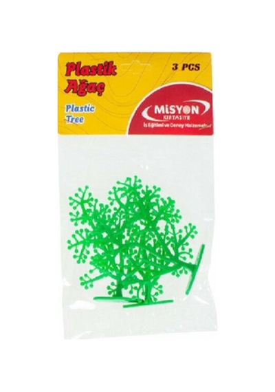Misyon Plastik Maket Ağaç 3lü Ağaç-001 - 2 Paket