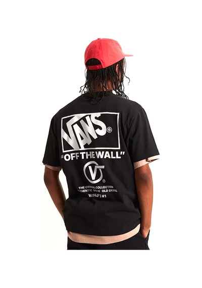 Vans Stacked Erkek Tişört SIYAH