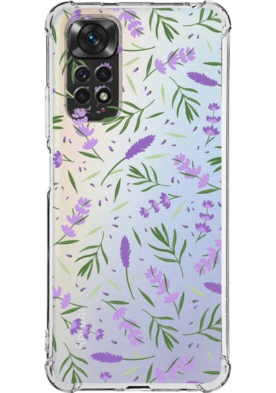 Prinrify Xiaomi Redmi Note 11 Pro Uyumlu Water Color 3 Baskılı Şeffaf Köşe Korumalı Antişok Kılıf