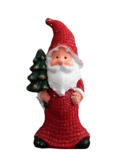 Jenerik Noel Baba Çam Ağaçlı Mum Çok Renkli