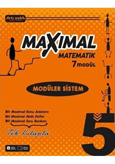 Artı Zeka Yayınları 5 Sınıf Maxımal Matematik Modüler Sistem Seti 7 Modül