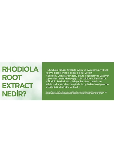 Natures Supreme Rhodiola Root Extract 60 Kapsül