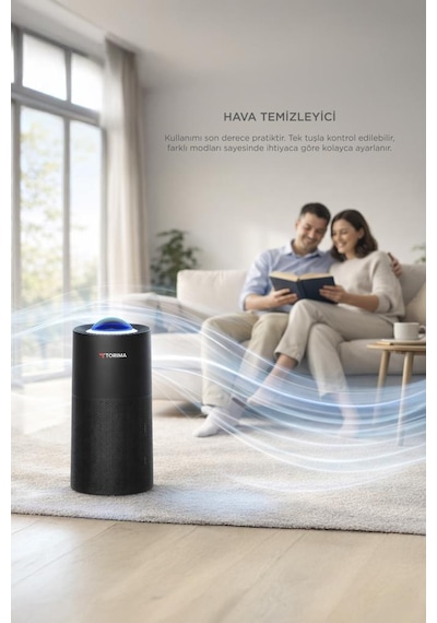 Torima TAP-500 Pro Akıllı Hava Temizleyici Hepa Filtreli 55m² Alan Kapsamlı Siyah