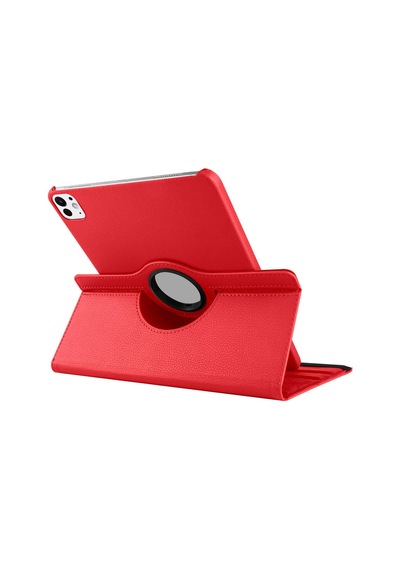 Apple Uyumlu iPad  Pro 11 2025 M5 Mkst Dönebilen Standlı Kılıf - Mor Tablet Kılıfı