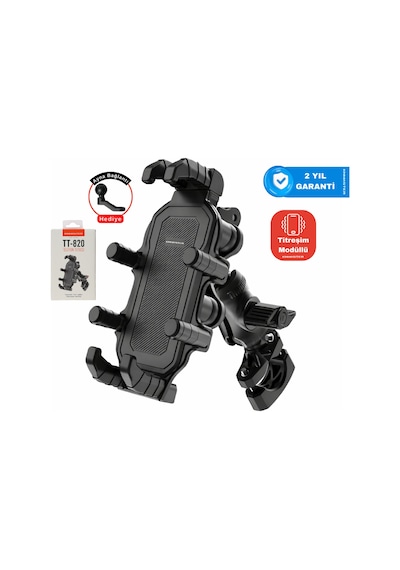 Knmaster Tt-820 Telefon Tutucu Siyah