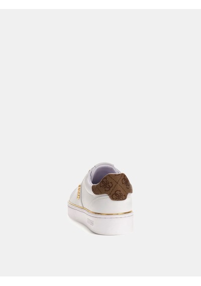 Guess Britz 4g Logolu Kadın Sneaker Ayakkabı Flfbtzele12 Beyaz