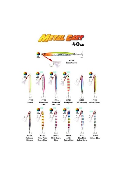 Fujin Metal Cast 40gr Shore Jig Metal Yem
