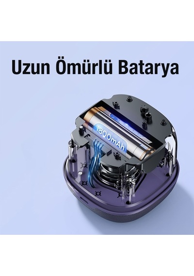 Baseus AeQur V2 Şarjlı Kablosuz Mini Ses Bombası
