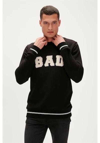 Bad Bear Felt Crewneck / Navy Erkek 23.02.12.013 Lacivert 001