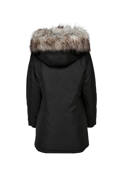 Only Bayan Uzun Mont Kapüşonlu Parka 15300633 Siyah