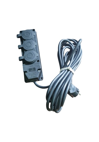 Hv407 3 Lü Kauçuk Grup Priz 10 Metre / 3 2,5mm² 10