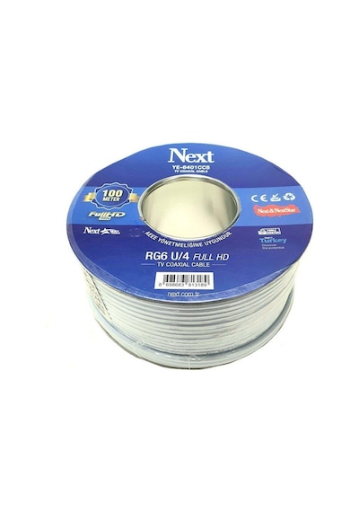Next Ye-6401Ccs Rg6-U4 Full Hd Anten Kablosu 100Metre