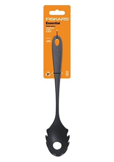 Makarna Kaşığı, Uzunluk: 28,5 Cm, Essential, Plastik, Siyah, 1065593