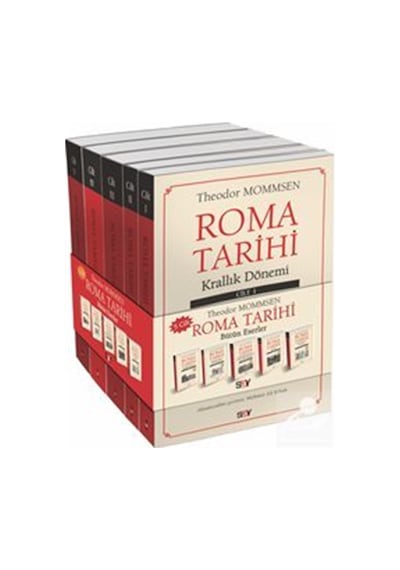 Roma Tarihi Bütün Eserler 5 Cilt Set / Theodor Mommsen