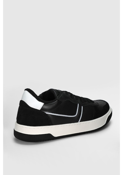 Lufian 112230229 Jack Sneaker Erkek Deri Ayakkabı Siyah
