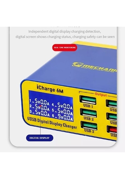 Icharge 6M Qc 3.0 Usb Akıllı Şarj Desteği Hızlı Şarj Içi