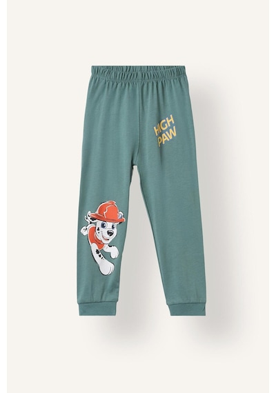 Defacto Paw Patrol 2li Pijama Takımı Uzun Kollu Üst Alt Erkek Bebek I1767a526augn757 Yeşil-gn757