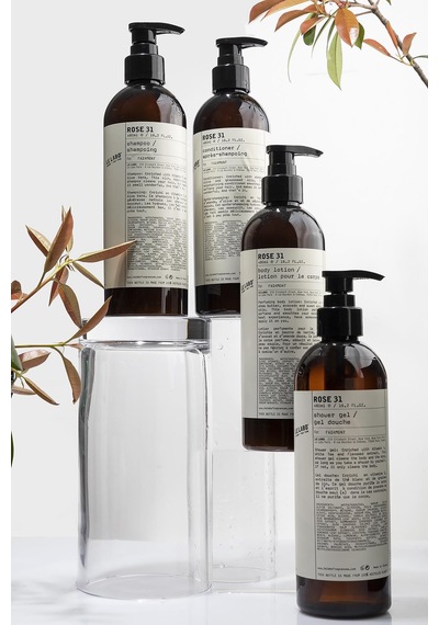 Le Labo Rose 31 Shampoo 480 Ml + Conditioner 480 Ml + Body Lotion 480 Ml + Shower Gel 480 Ml