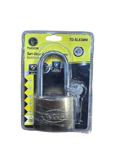 Blisterli Uzun Sarı 63 Mm Kilit