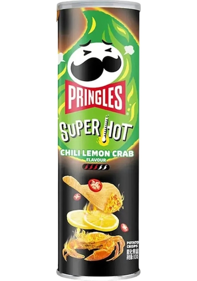 Pringles Super Hot Chili Lemon Crab 110 G