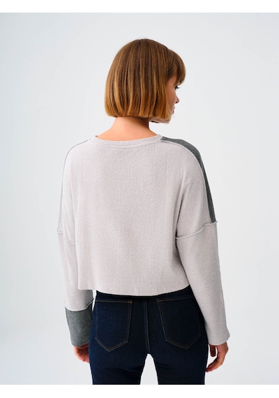 Loft Kadın Sweatshirt Gri Lf2037630 25kp69000192 P69233